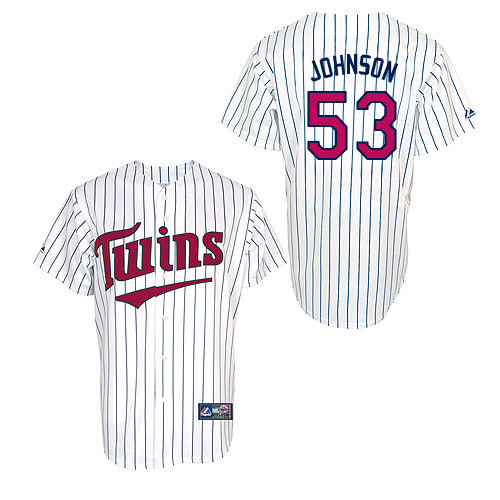 Kris Johnson #53 MLB Jersey-Minnesota Twins Men's Authentic 2014 ALL Star Alternate 3 White Cool Base Baseball Jersey
